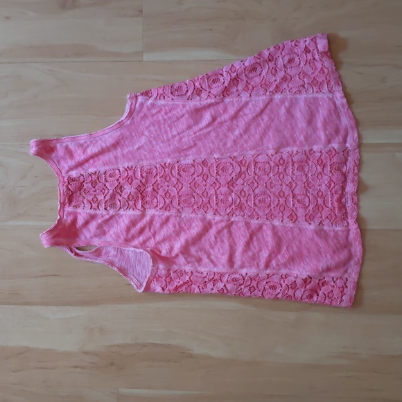 3 Lace Tank Tops: Aeropostale, H&M, xhilaration, S crochet racerback bundle set - Picture 10 of 16